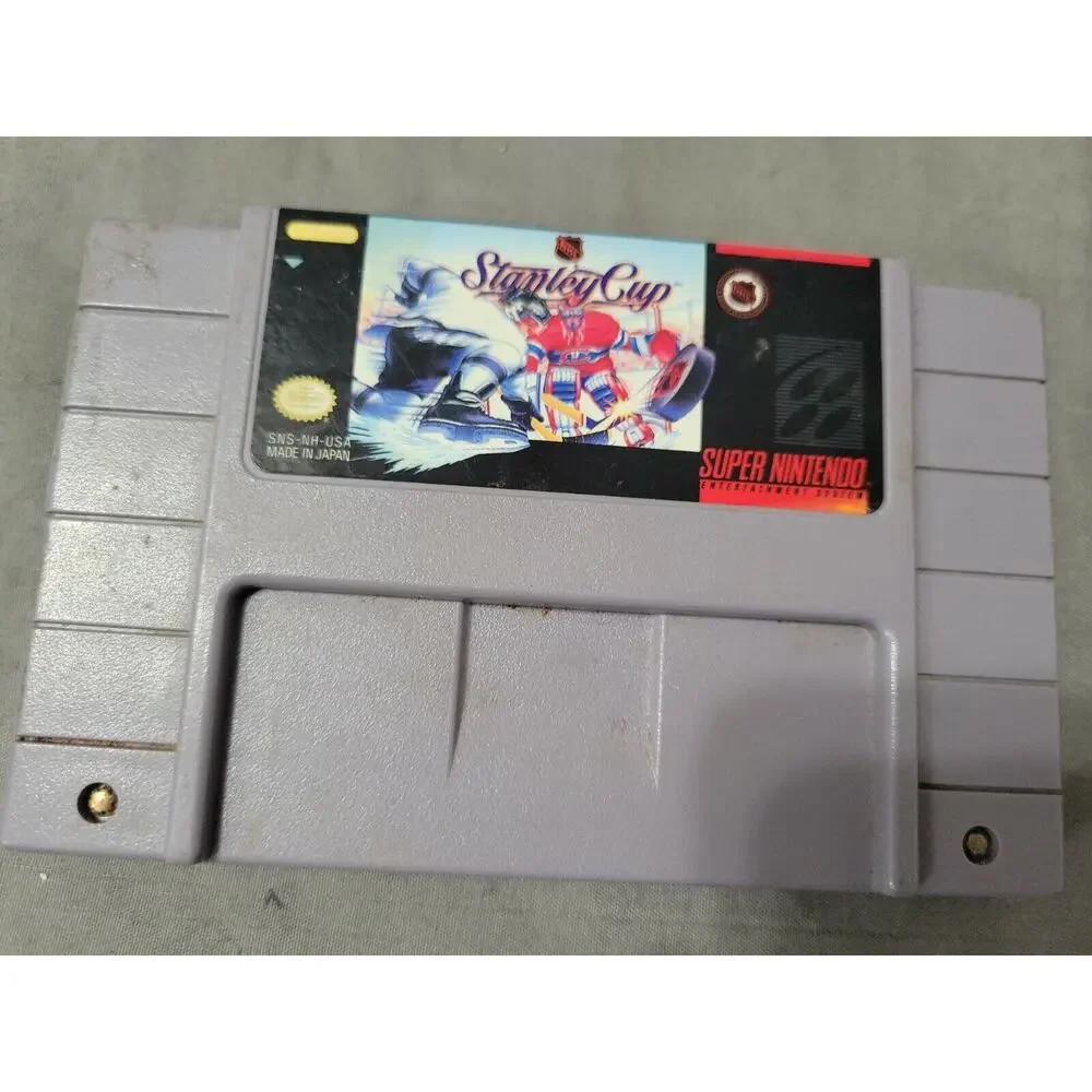 NHL Stanley Cup UNTESTED Cartridge (Super Nintendo Entertainment System, 1993)